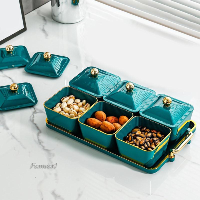 Khay Đựng Trái Cây Khô Kèm Giá Đỡ Tháo Rời Được Tiện Lợi Dành Cho Nhà Bếp