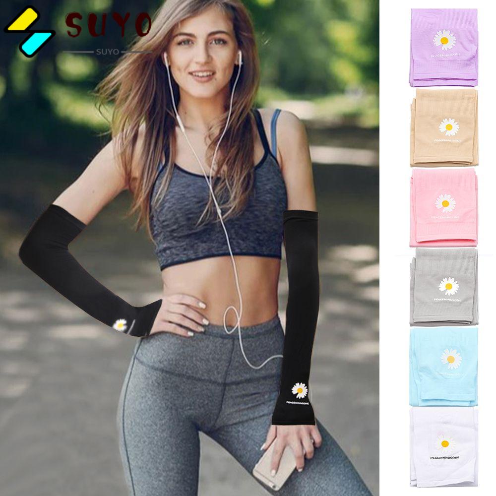 SUYO 1 Cặp Vỏ Bọc Khuỷu Tay Làm Mát Khi Chạy Bộ / Câu Cá /