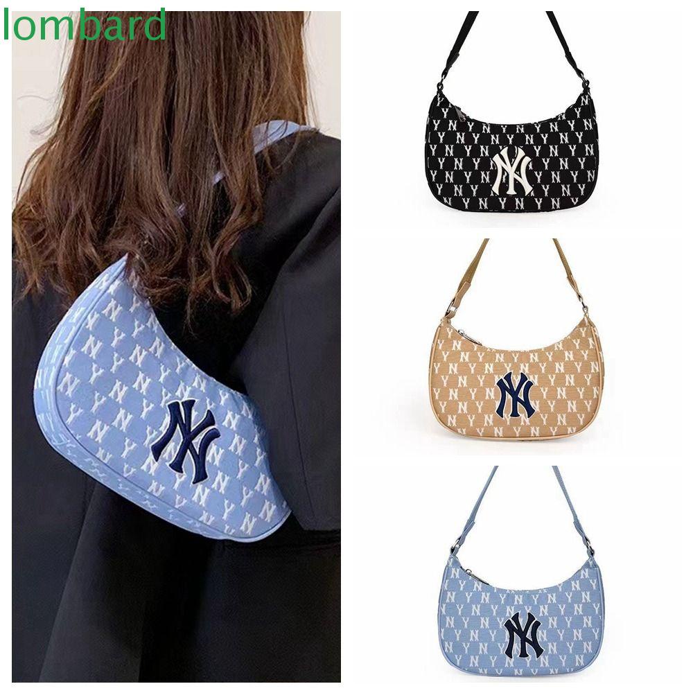 LOMBARD Túi Đeo Vai In Hình Trăng Lưỡi Liềm / Kim Loại Đa Năng Dễ Phối Đồ Cho Nữ