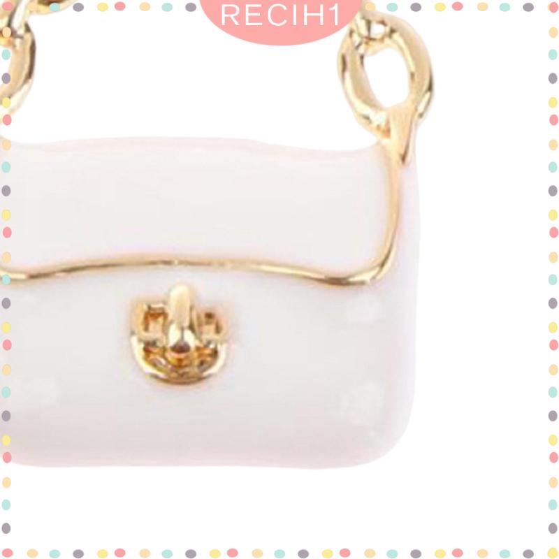 Túi Xách Mini Bằng Kim Loại Dùng Làm Đạo Cụ Chụp Ảnh / Trang Trí Nhà Búp Bê 1 / 12