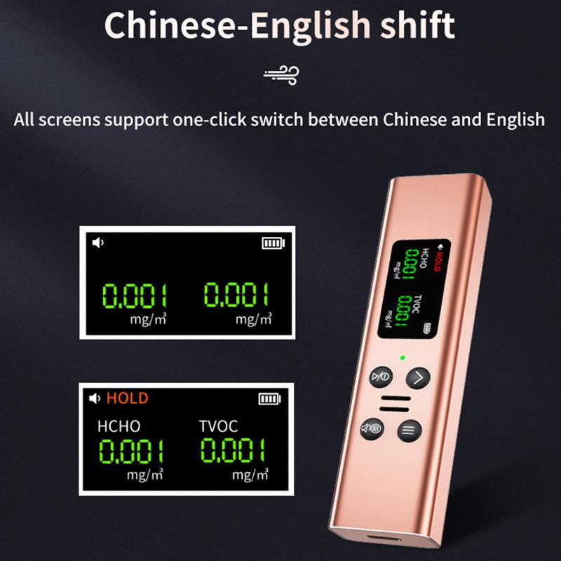 Máy Đo Ô Nhiễm / Bụi Bẩn / Ô Nhiễm Kèm Sạc USB Tiện Dụng Cho Nhà Kính