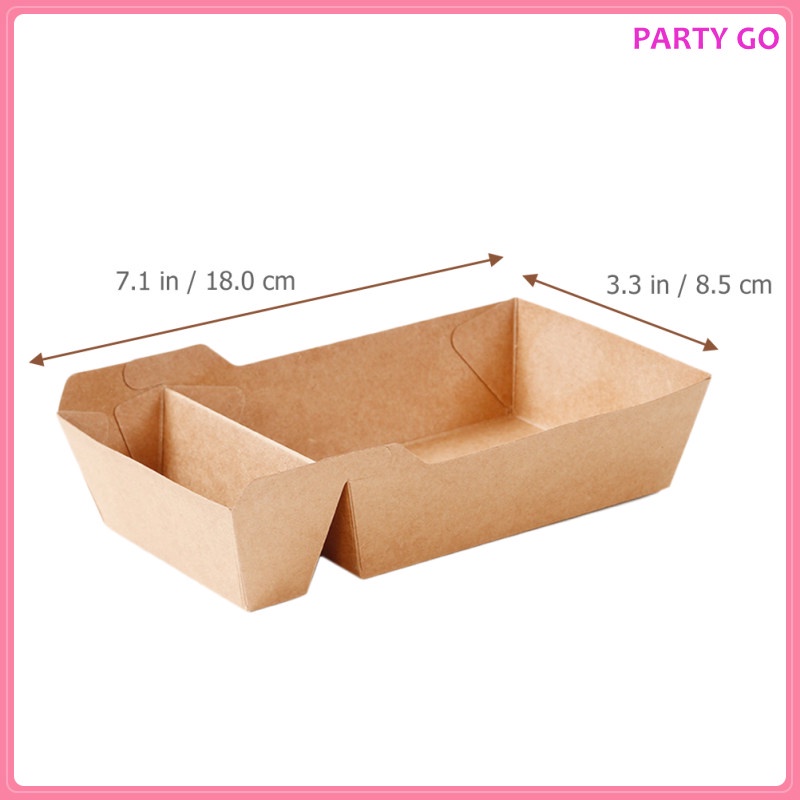 Bộ 50 Hộp Đựng Khoai Tây Chiên / Đồ Nướng Tiện Dụng