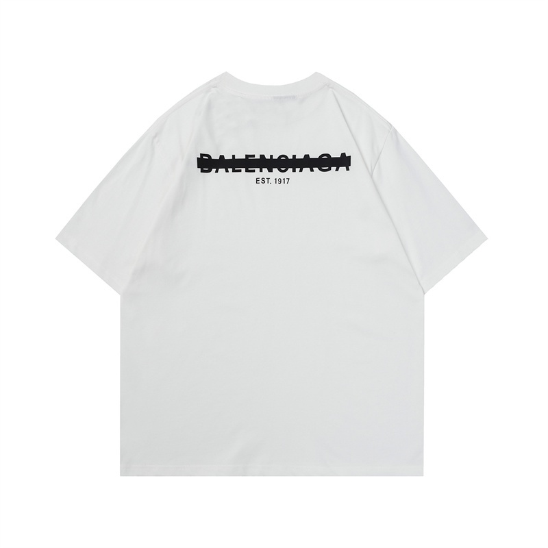 Ba-the Vải Lưới Hai Sợi Phong Cách unisex Tự Dính Mới Áo Thun Tay Ngắn Dáng Rộng Phong Cách unisex