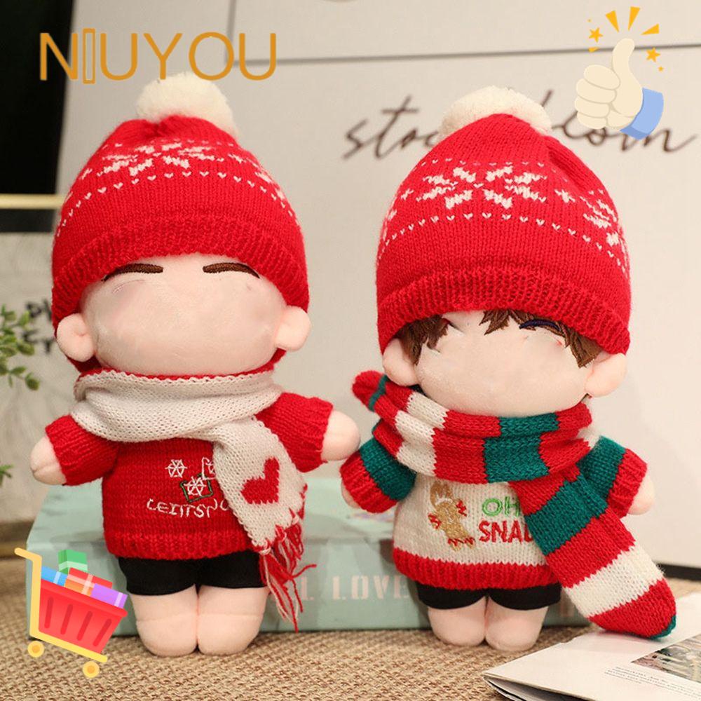 NIUYOU Bộ Quần Áo Cotton Dành Cho Búp Bê 20cm