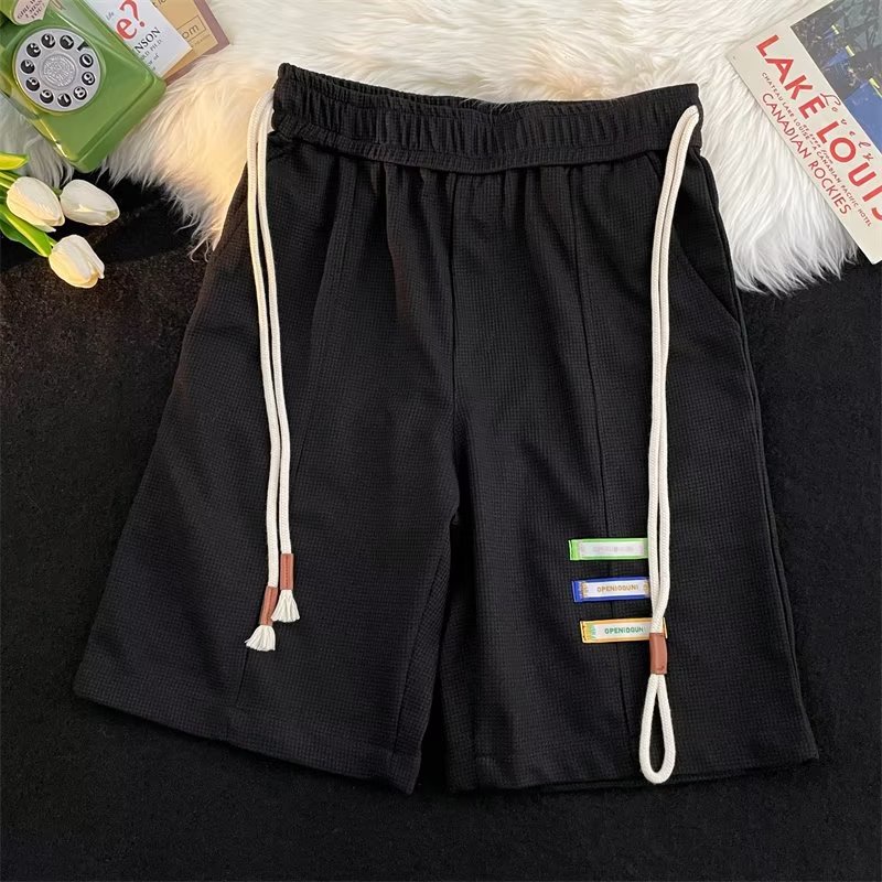 Quần Short Thể Thao Dây Rút Ống Rộng Mỏng Co Giãn Thời Trang Mùa Hè Cho Nam