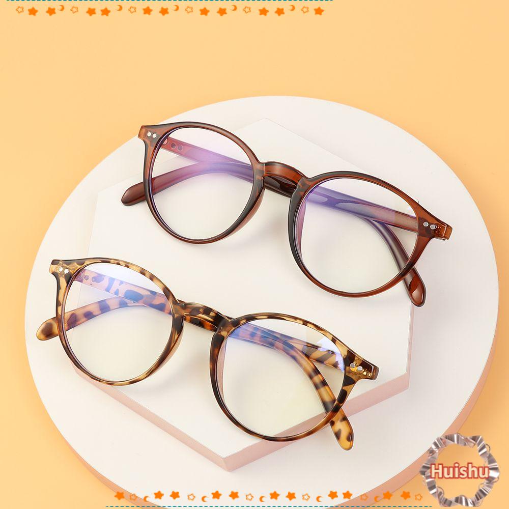 HS Mắt Kính Gọng Tròn Siêu Nhẹ Thời Trang Cho Nữ