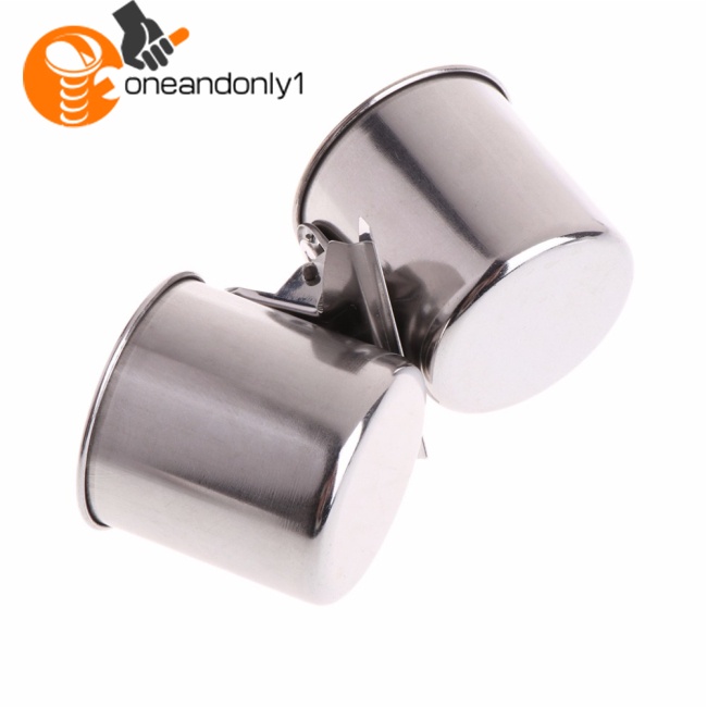 Giá Đỡ Thức Ăn / Nước Uống Bằng Thép Không Gỉ Kèm Kẹp Dành Cho Chim Vẹt