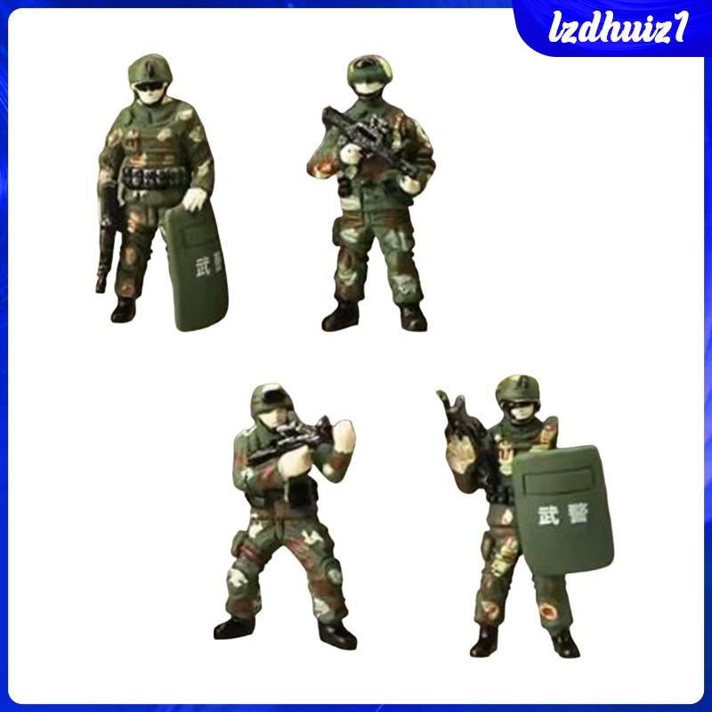 Bộ 4 Mô Hình Người Đặc Biệt Tỉ Lệ 1: 64