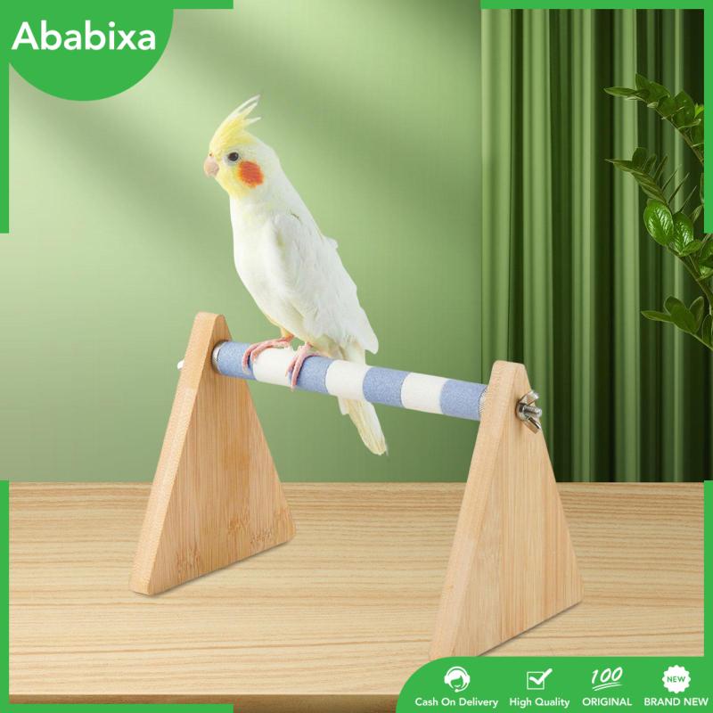 Giá Đỡ Đứng Bằng Gỗ Dùng Huấn Luyện Chim Cảnh Tiện Dụng