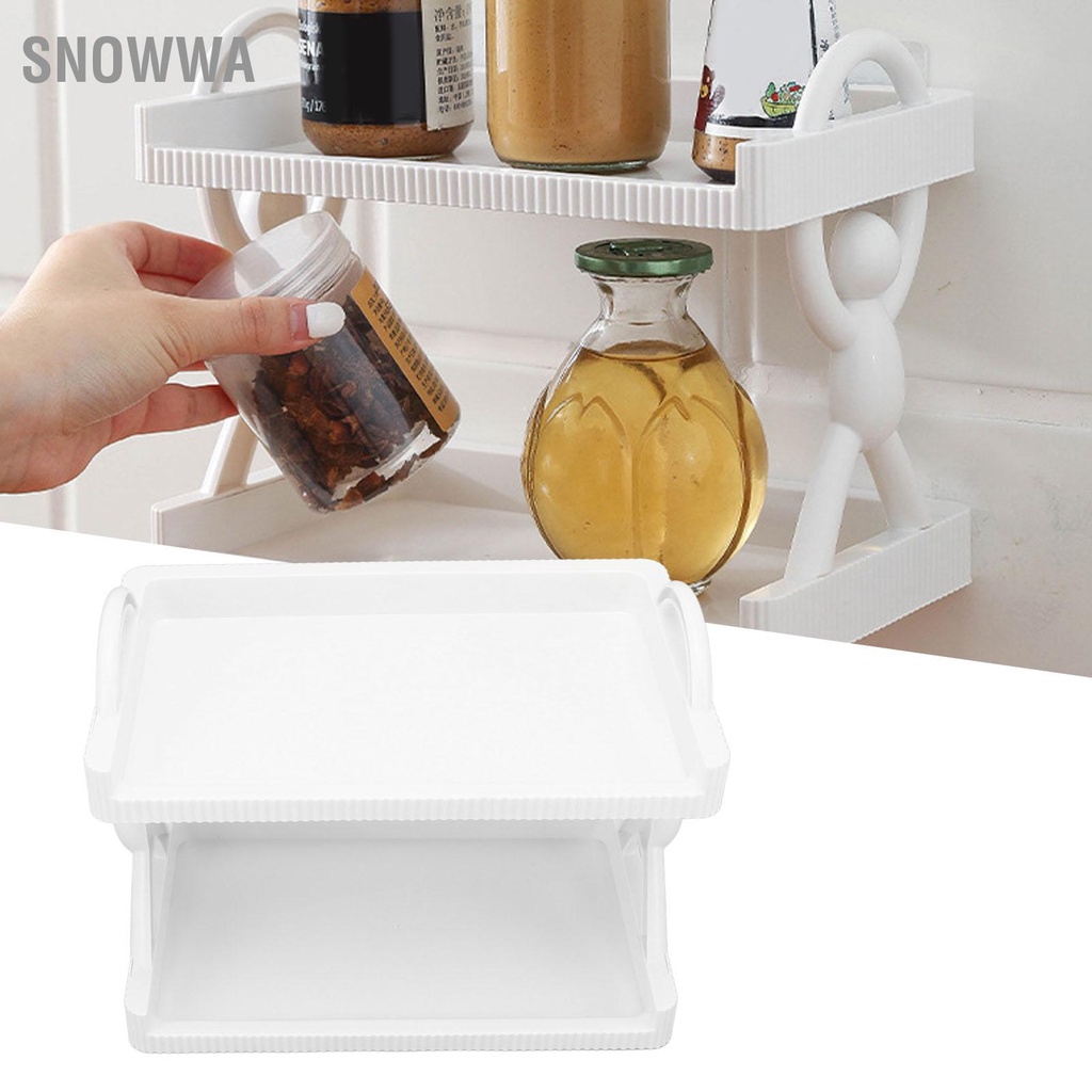 Snowwa Kệ Đựng Đồ Treo Tường Đa Năng Sáng Tạo Phong Cách Đơn Giản Nhiều Lớp Giá Cho Phòng Tắm Nhà Bếp
