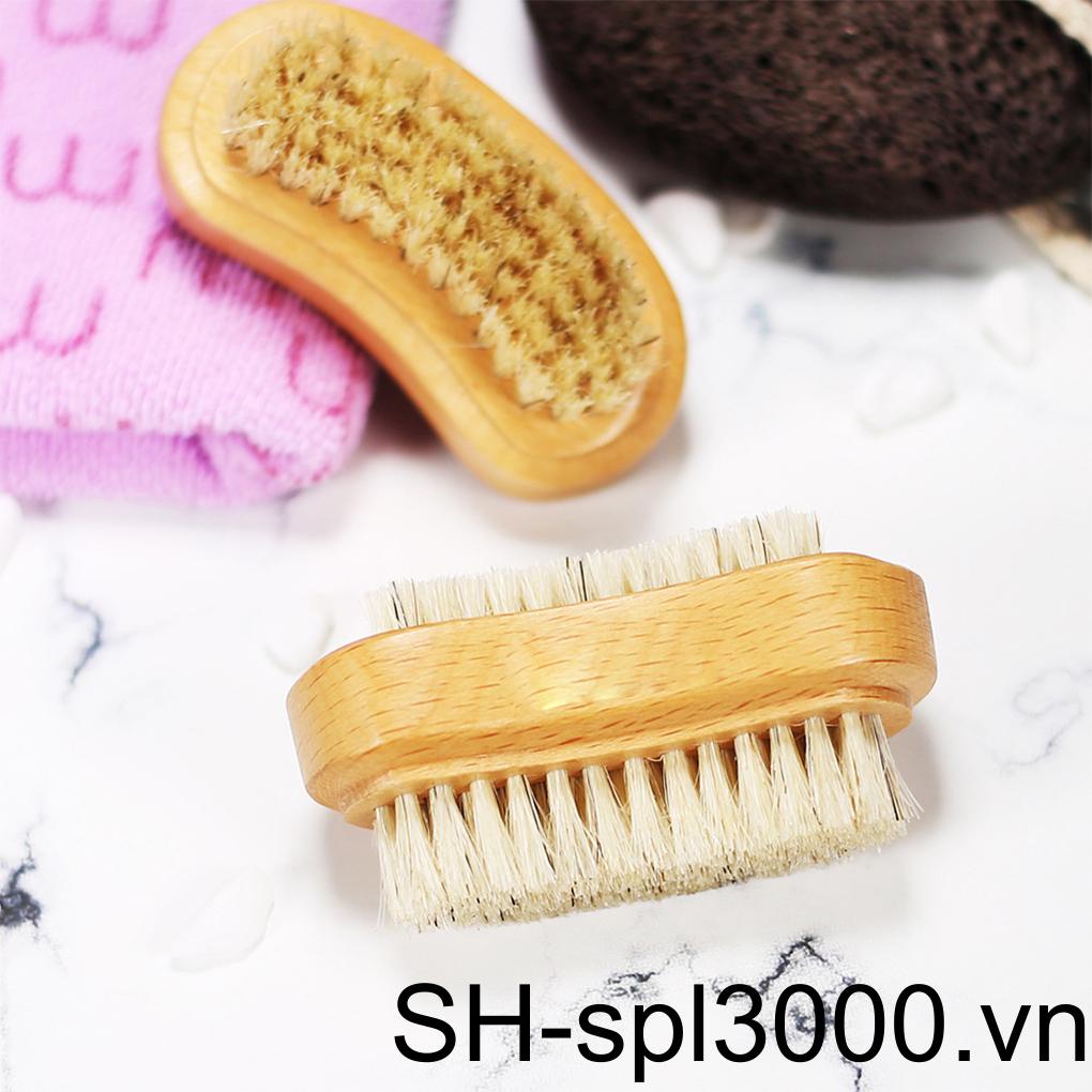 Bàn Chải Vệ Sinh Móng Tay Hai Mặt Tẩy Tế Bào Chết Tiện Dụng