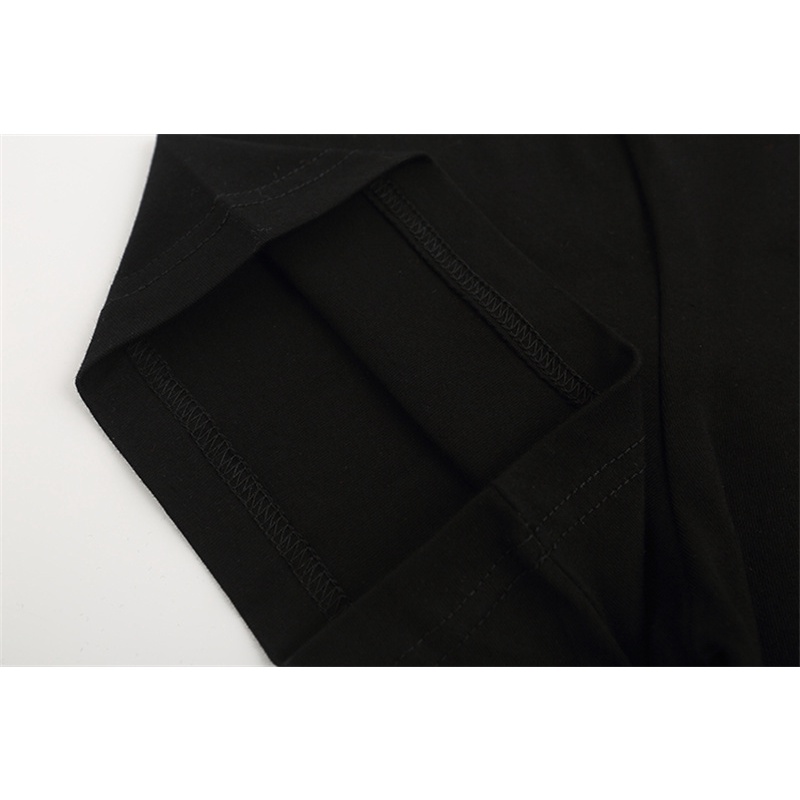 Áo Thun Ngắn Tay Thêu Mặt Cười Chất Lượng Cao Thời Trang D77-Jty45