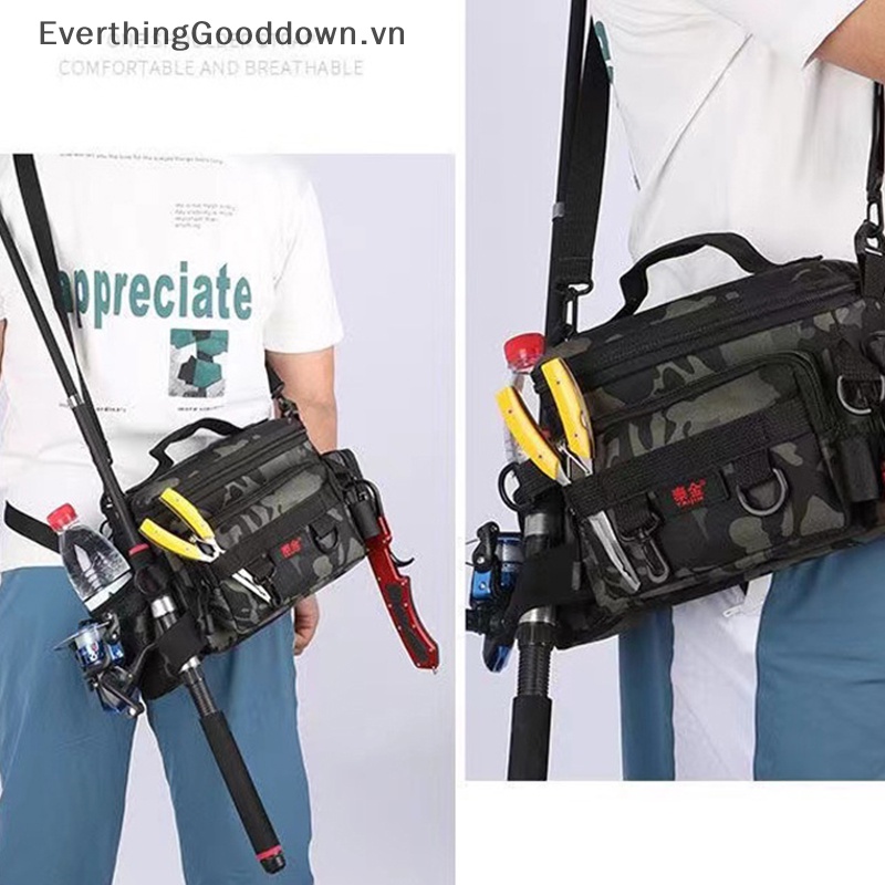 Everthinggooddown Túi Đeo Hông Đựng Mồi Câu Cá Thể Thao Ngoài Trời