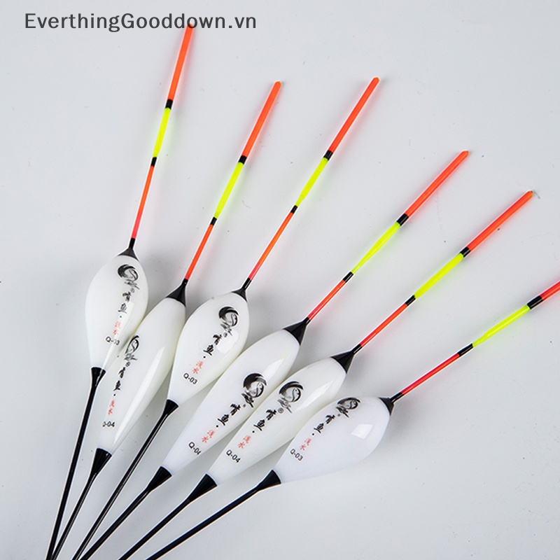 Everthinggooddown Set 3 Phao Nổi Câu Cá Bằng Nhựa Dạng Ngắn vn