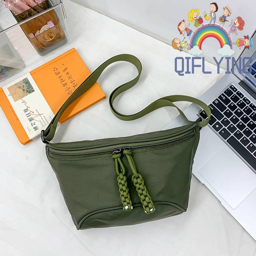 Túi Đeo Chéo Ngực Bằng Nylon Thời Trang Cho Nữ