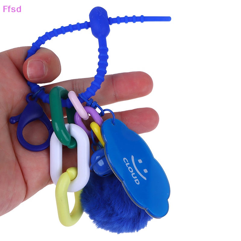 {Ffsd} Móc Khóa Điện Thoại Di Động Mặt Hình Đám Mây Mặt Cười Hoạt Hình Dễ Thương Trang Trí Điện Thoại / Chìa Khóa Xe Hơi