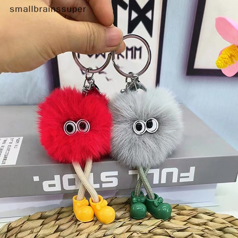 Móc Khóa Lông Thỏ Nhỏ Nhắn Dễ Thương Dành Cho Nữ