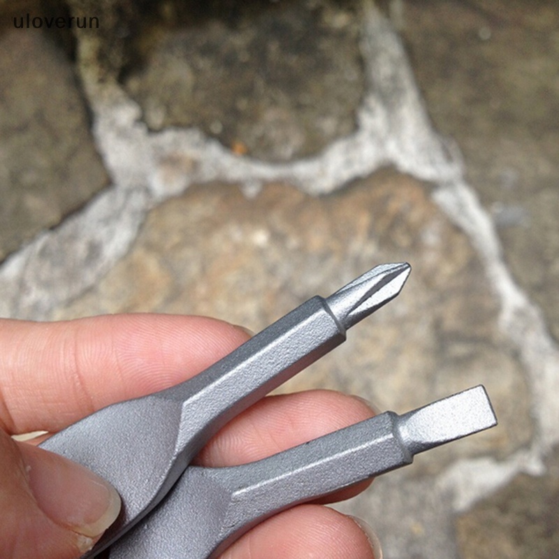 Bộ Tua Vít 2 Chìa Khóa Bỏ Túi Bằng Thép Không Gỉ Tiện Dụng