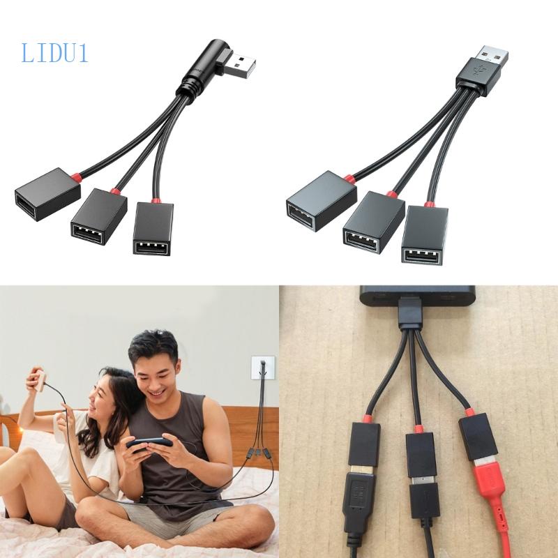 Dây Cáp Nối Dài LIDU1 USB 1 Male Sang 3 Female