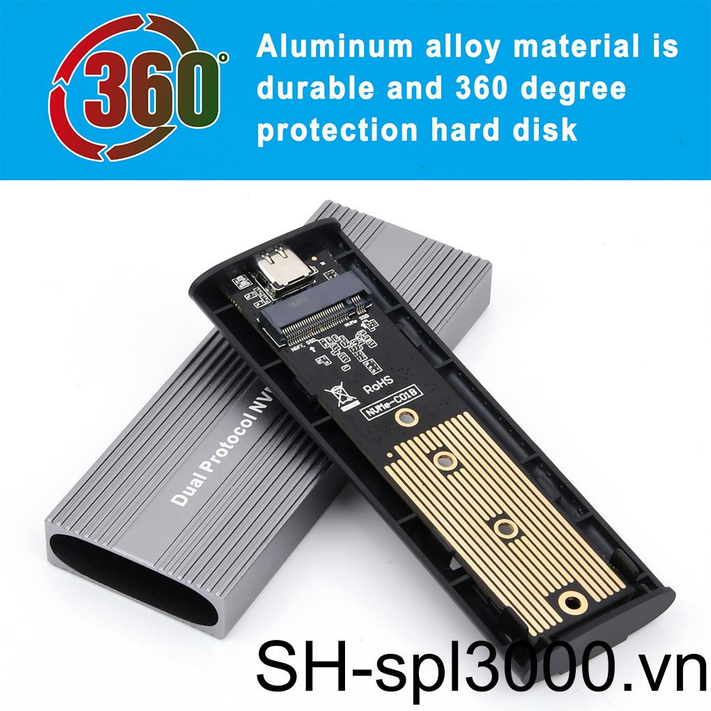 Hộp Đựng Ổ Cứng Ssd Bằng Hợp Kim Nhôm Tiện Dụng