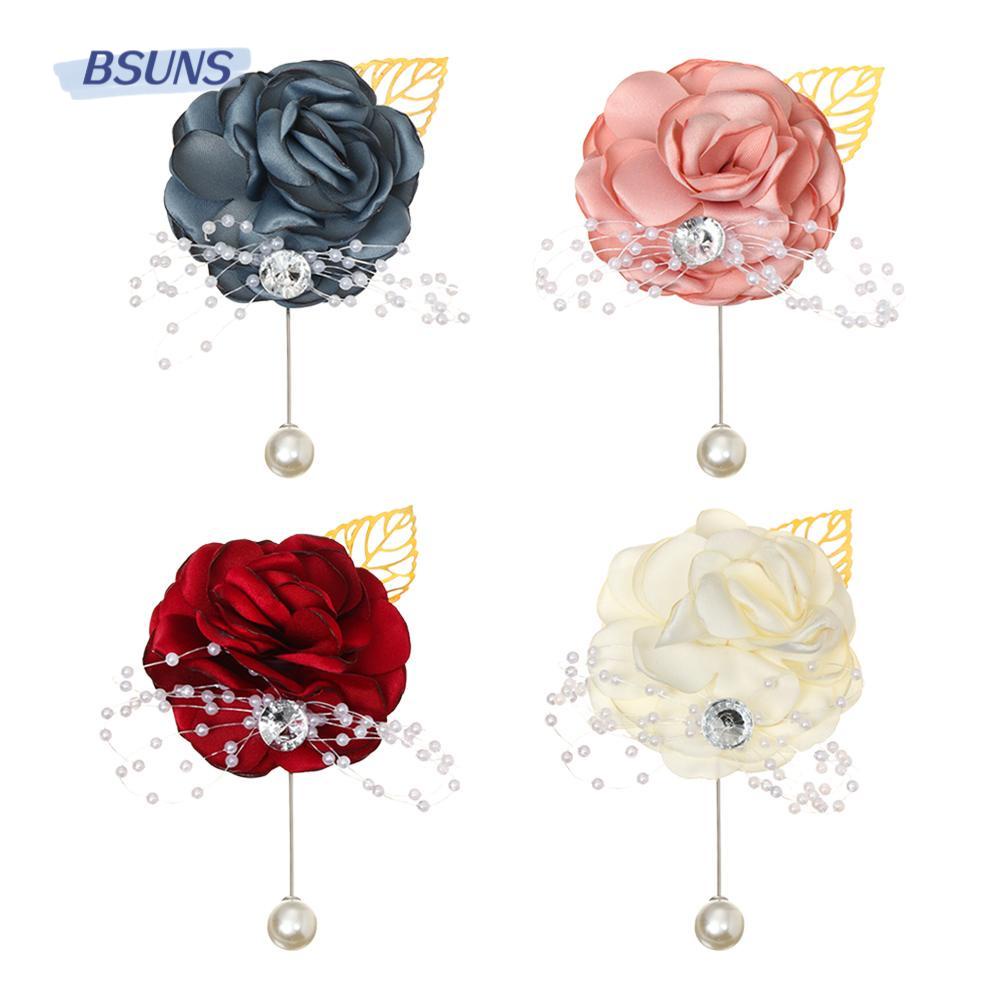 BSUNS Vòng Tay Hoa Giả Thắt Dây Thời Trang Cho Cô Dâu