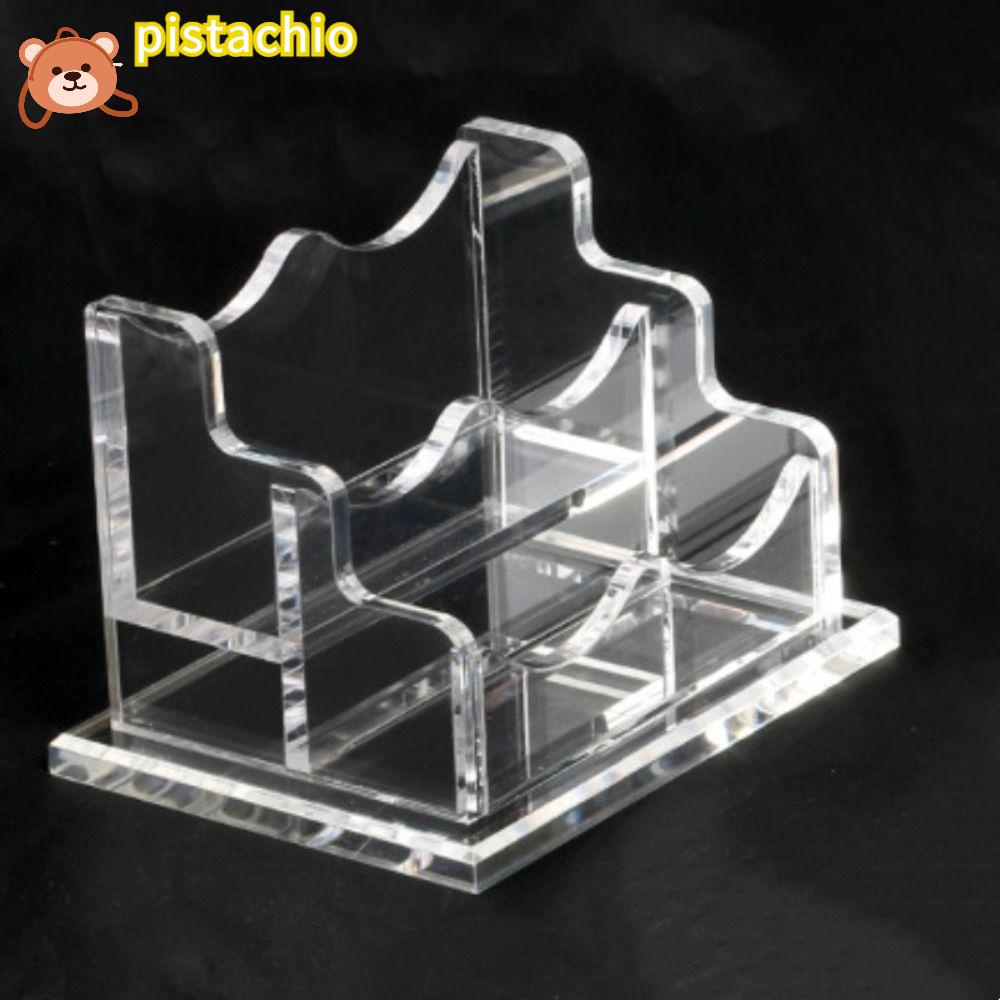 Kẹp Gắn Ảnh / Thẻ Ghi Chú Bằng Acrylic Trong Suốt Tiện Dụng Cho Văn Phòng