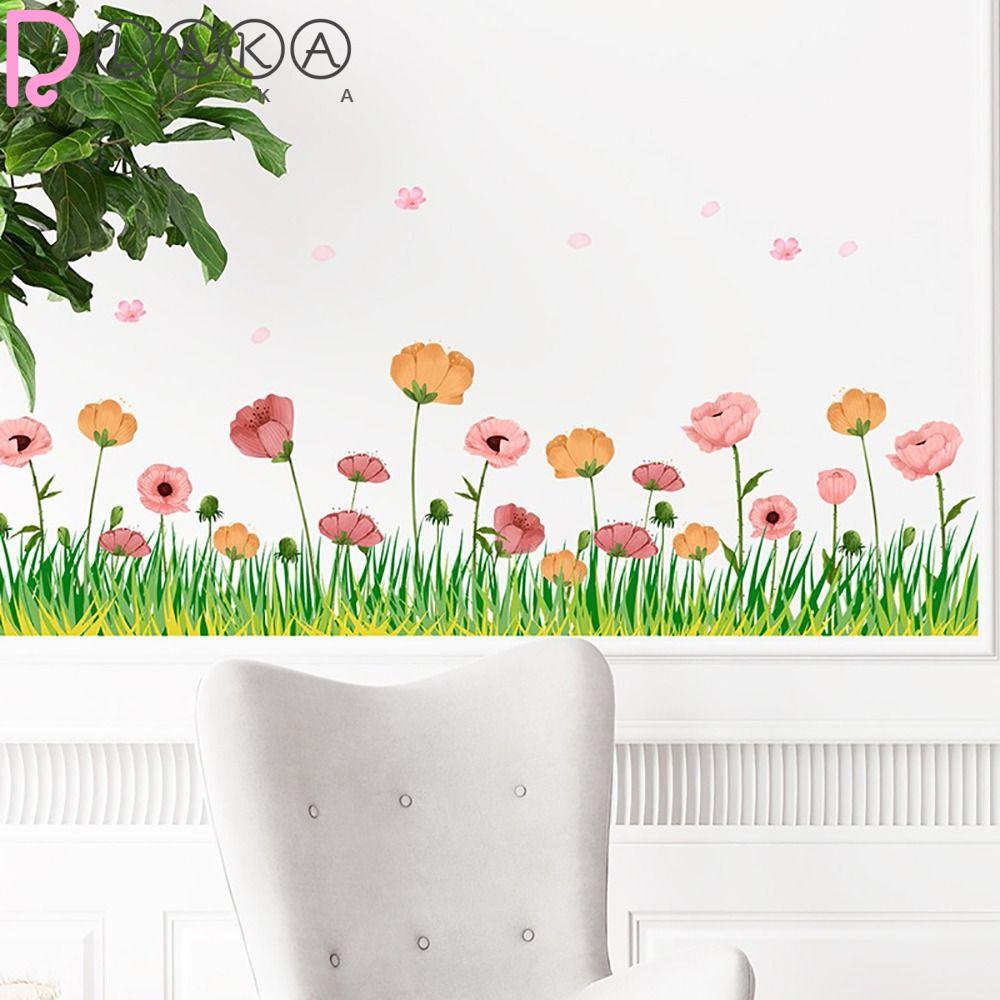 LAKAMIER Miếng Dán Tường Tự Dính Hình Cây Xanh Có Thể Tái Sử Dụng Cho Phòng Ngủ / Phòng Trẻ Em