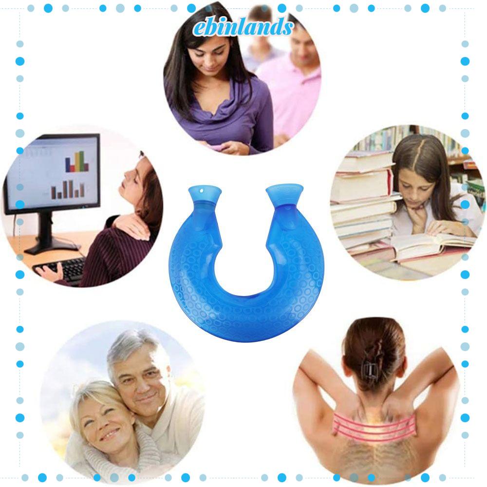 EBINLANDS Túi Chườm Nóng Trong Suốt Hình Chữ U Chất Liệu Dày Dặn