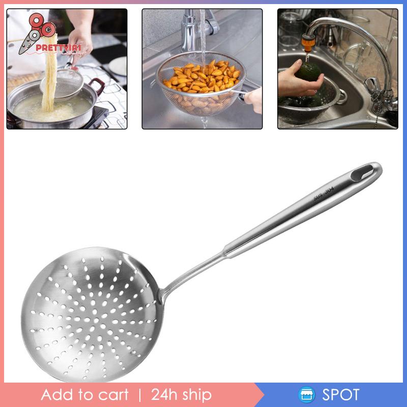 Muỗng Chiên Khoai Tây Bằng Thép Không Gỉ 304