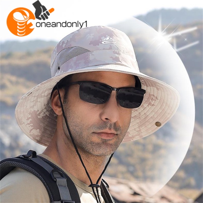 Mũ Bucket Chống Nắng / Tia uv / Nước / Tia uv Thoáng Khí Có Dây Đeo Điều Chỉnh Được