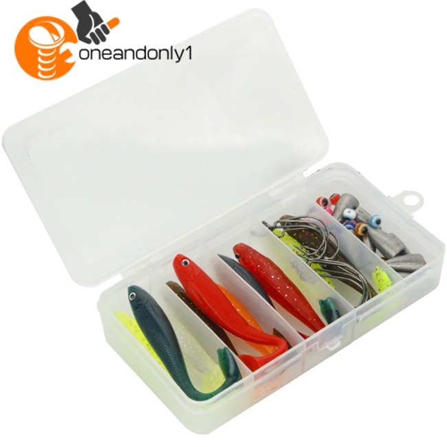 Hộp 50 Mồi Giả Câu Cá Chất Lượng Cao