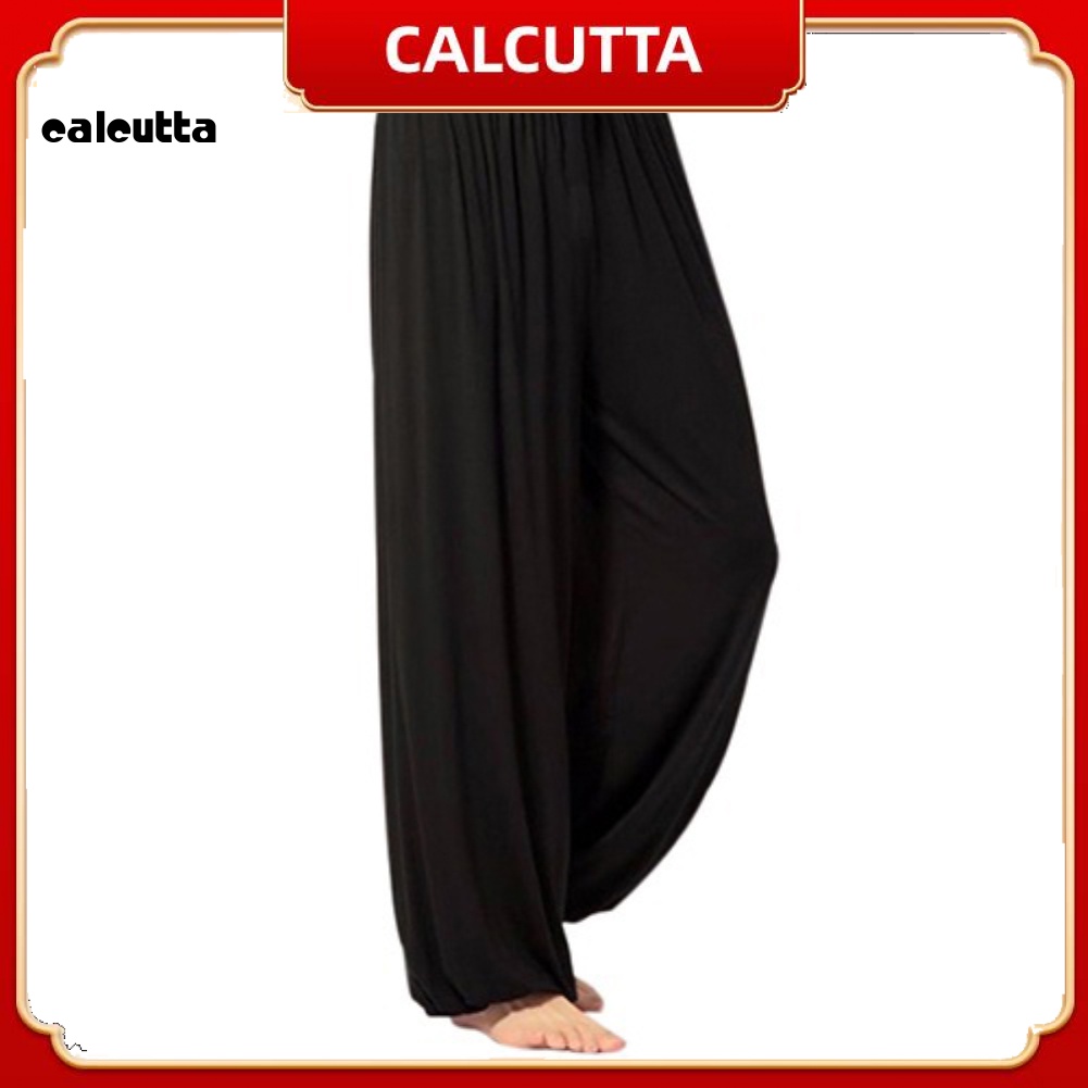 [calcutta] Quần Baggy / Nhảy / Tập Yoga Màu Trơn Đơn Giản Cho Nam