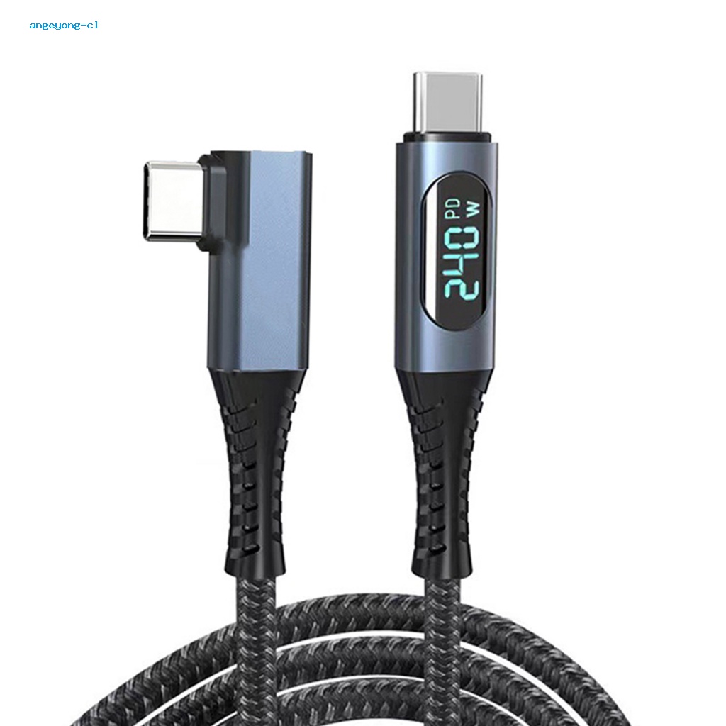 Cáp Sạc Nhanh Usb Có Màn Hình Hiển Thị Kỹ Thuật Số Ổn Định Tương Thích Với Nhà Và Văn Phòng 240w