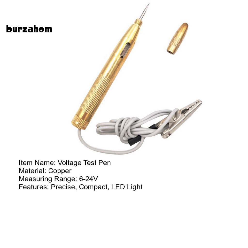 Bút Thử Điện Bằng Đồng Độ Nhạy Cao Chống Mòn Tiết Kiệm Điện Áp Cho Xe Hơi