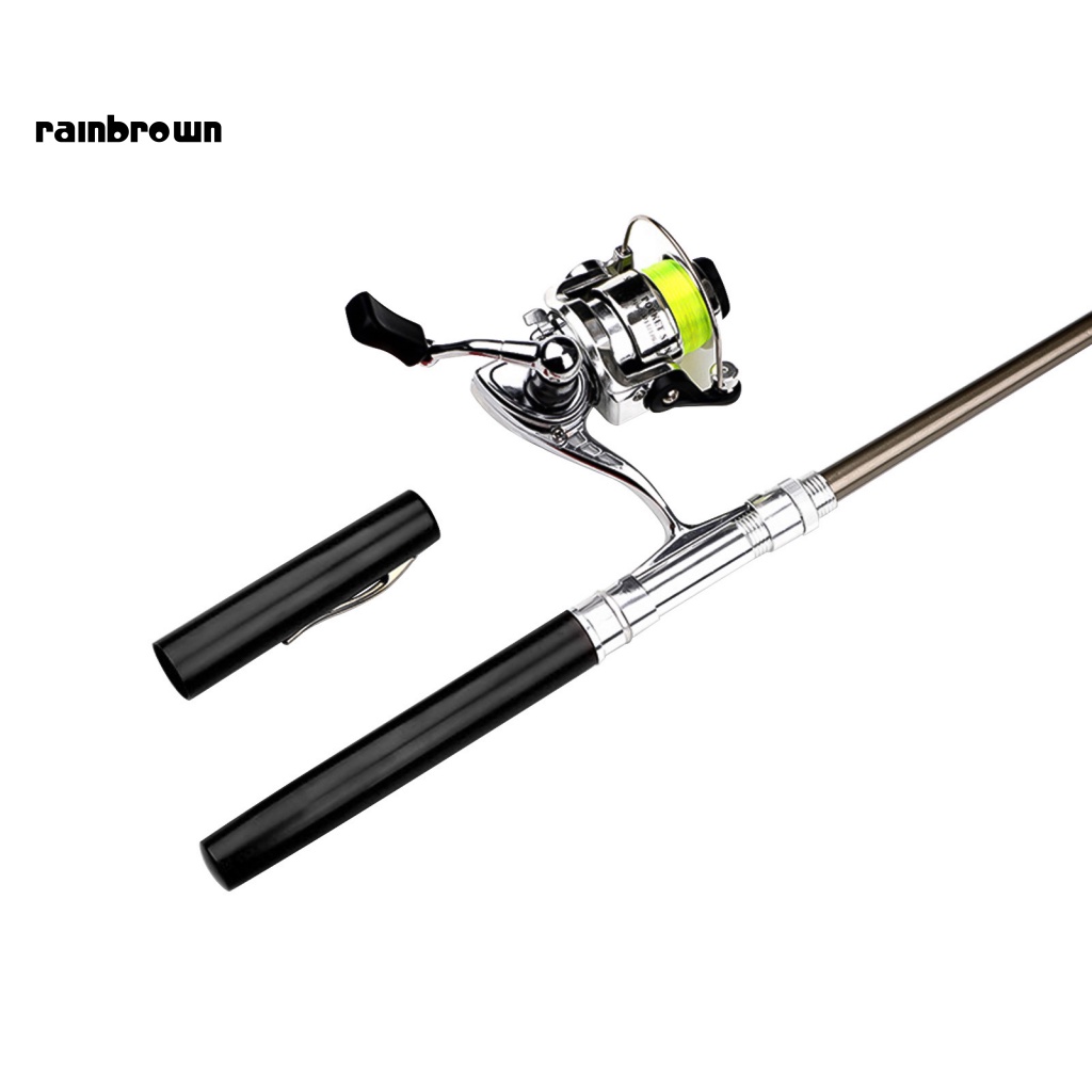 Bộ 2 Cần Câu Cá Mini Hình Cây Bút Xoay Được