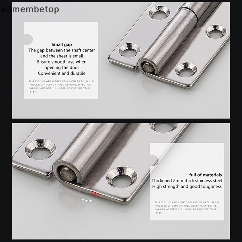 Bản Lề Inox 304 Dày Chất Lượng Cao Có Thể Tháo Rời Cho Cửa Sổ / Tủ Điện