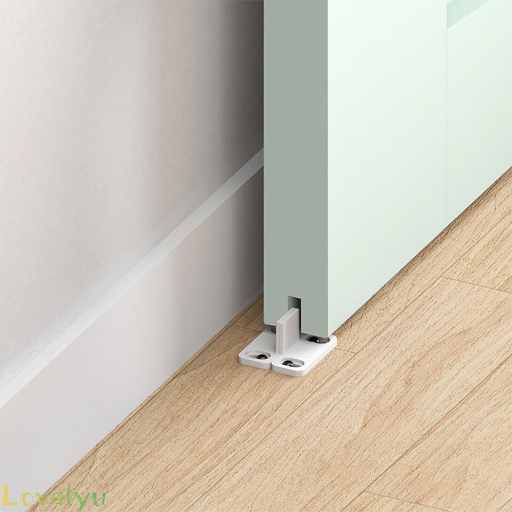 ⭐READY STOCK ⭐2Set White Adjustable Floor Guide Wall/Door Bottom Guide For Sliding Door
