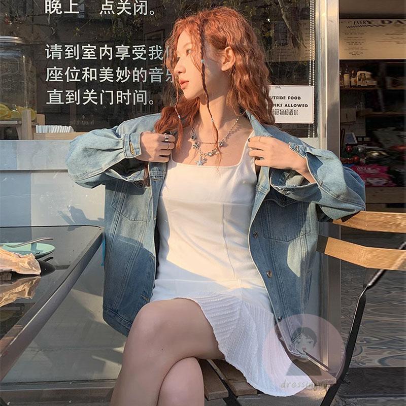 Đầm Không Tay Hở Lưng Màu Sắc Đơn Giản Cho Nữ