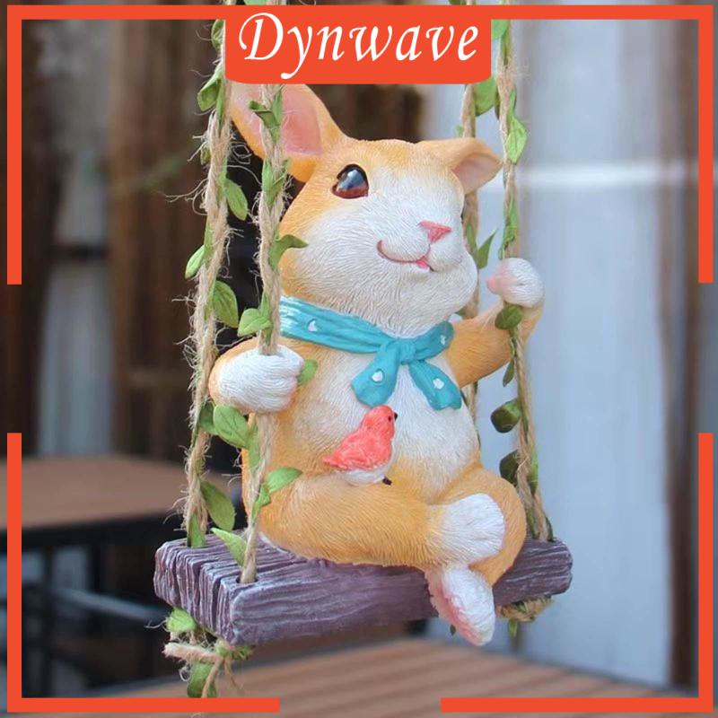 Bức Tượng Xích Đu Treo Sân Vườn Để Bàn Trang Trí