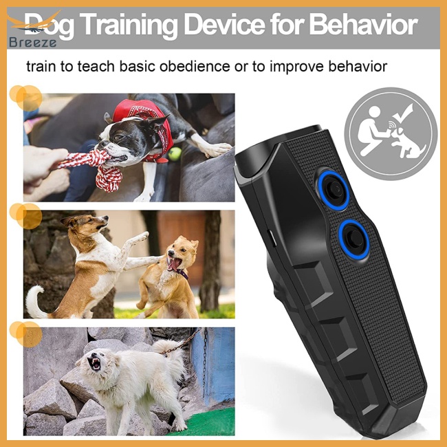 Thiết Bị Huấn Luyện Chó Chống Sủa Bằng Sóng Siêu Âm Có Đèn LED
