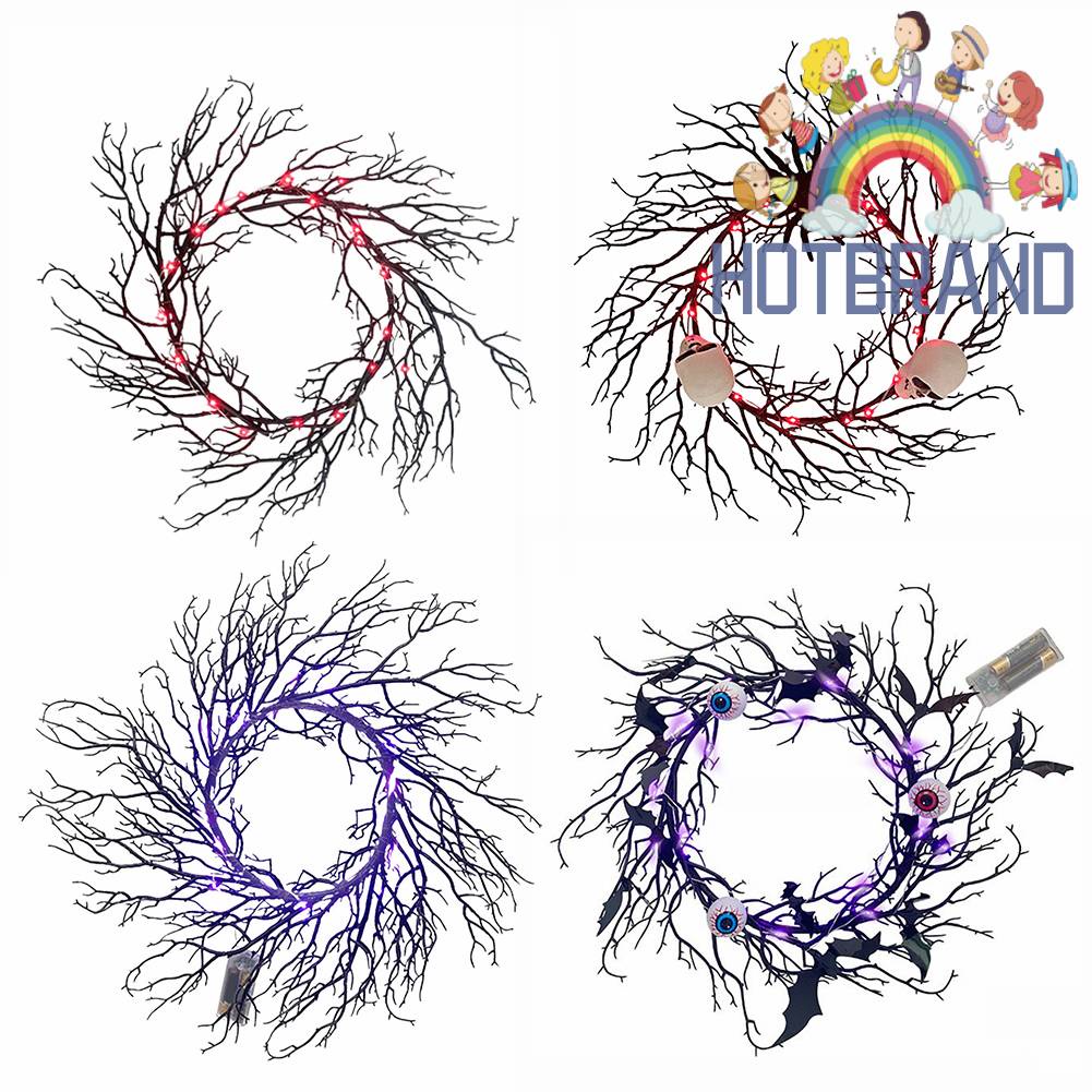 Vòng Hoa Nhân Tạo Lấp Lánh Chạy Bằng Pin Dùng Trang Trí Trong Nhà / Ngoài Trời