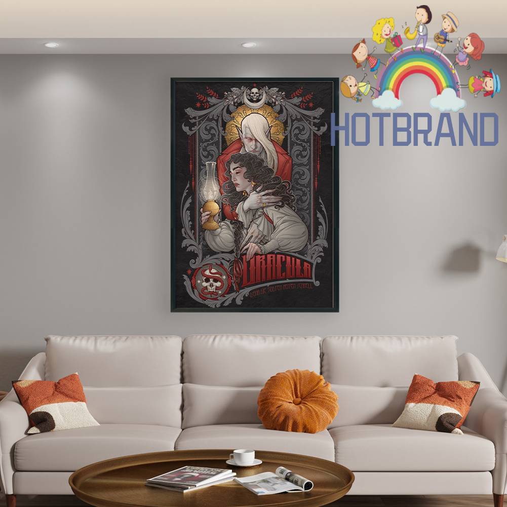 Toàn Bộ Bộ Tranh Thêu Chữ Thập 11CT Hình Ma Cà Rồng