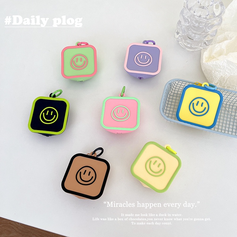 Túi Đựng Tai Nghe Mini Bằng Silicon Đa Năng Họa Tiết Hoạt Hình Dễ Thương Tiện Dụng Cho Học Sinh