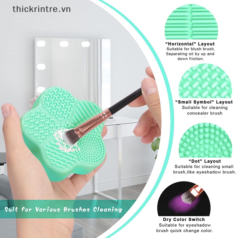 1 Miếng Silicon Vệ Sinh Cọ Trang Điểm Hình Sao Biển