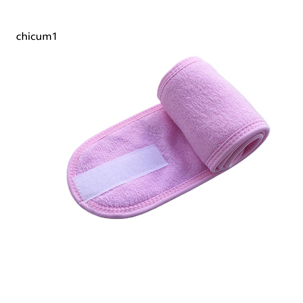 Băng Đô Cài Tóc Bản Rộng Tùy Chỉnh Tiện Dụng Cho SPA / Rửa Mặt