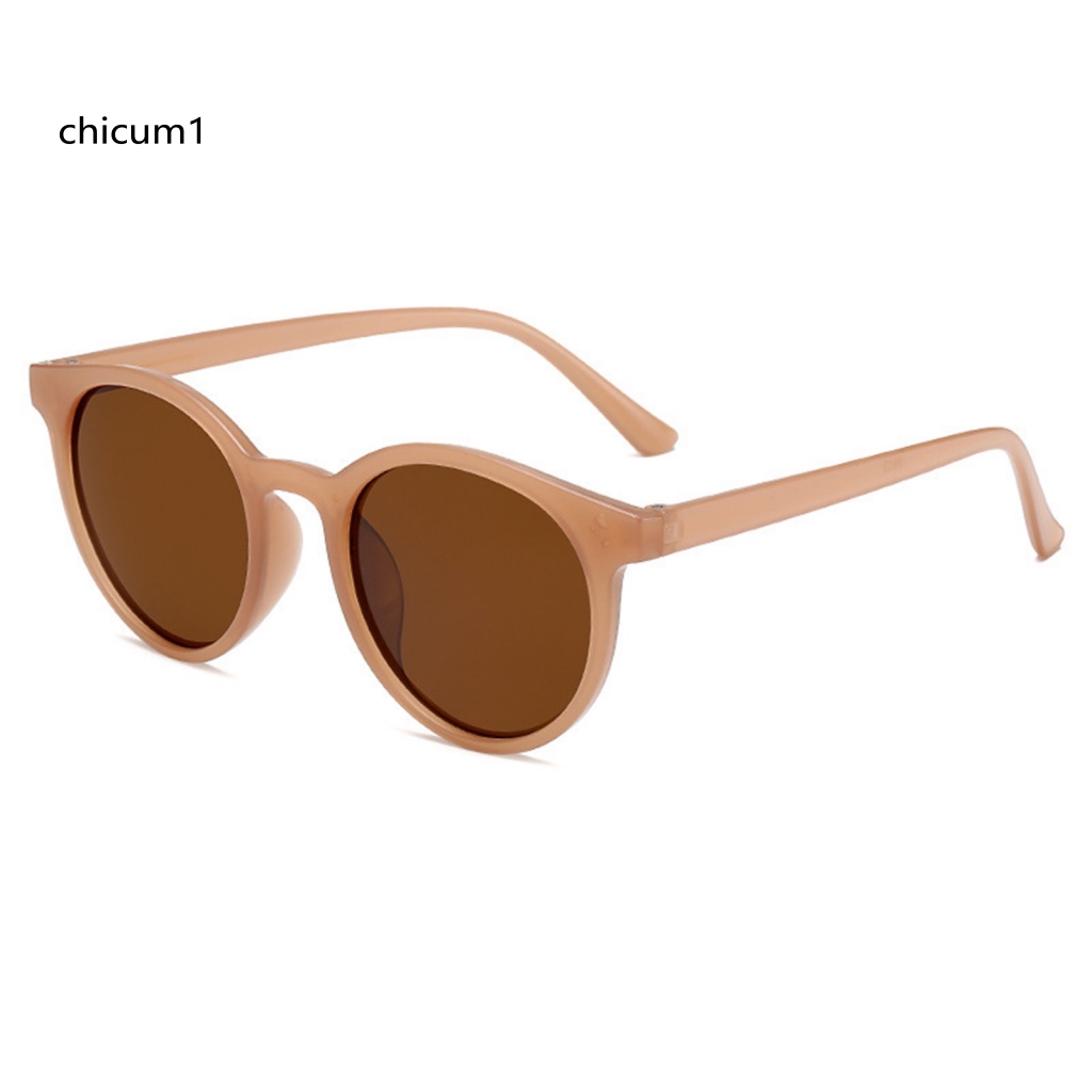 Cc Kính Mát Gọng Tròn Chống Tia UV Không Dễ Rơi Tầm Nhìn Rộng Phong Cách Cổ Điển