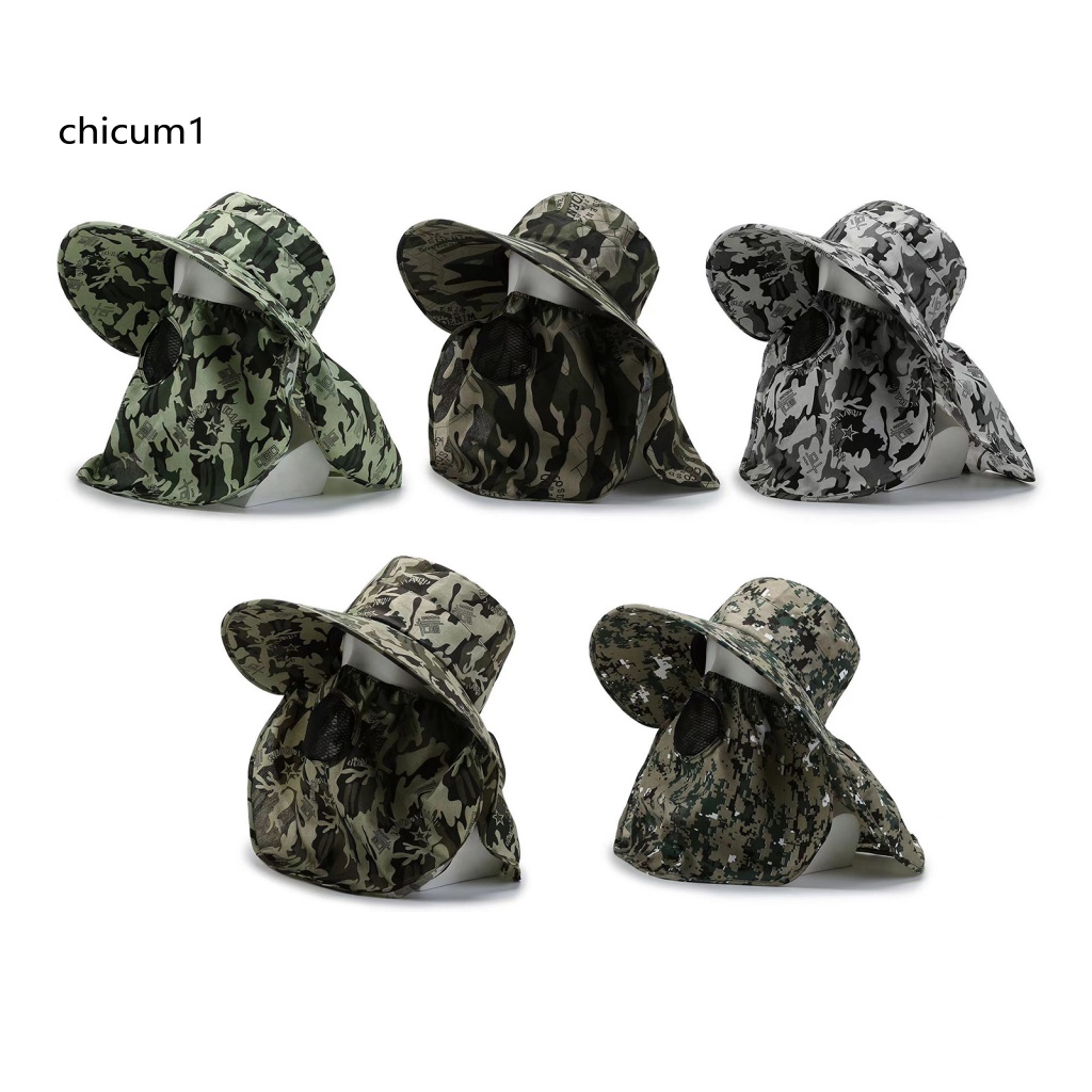 Mũ Rộng Vành Che Nắng Chống Tia UV Bảo Vệ Toàn Diện Cho Nam