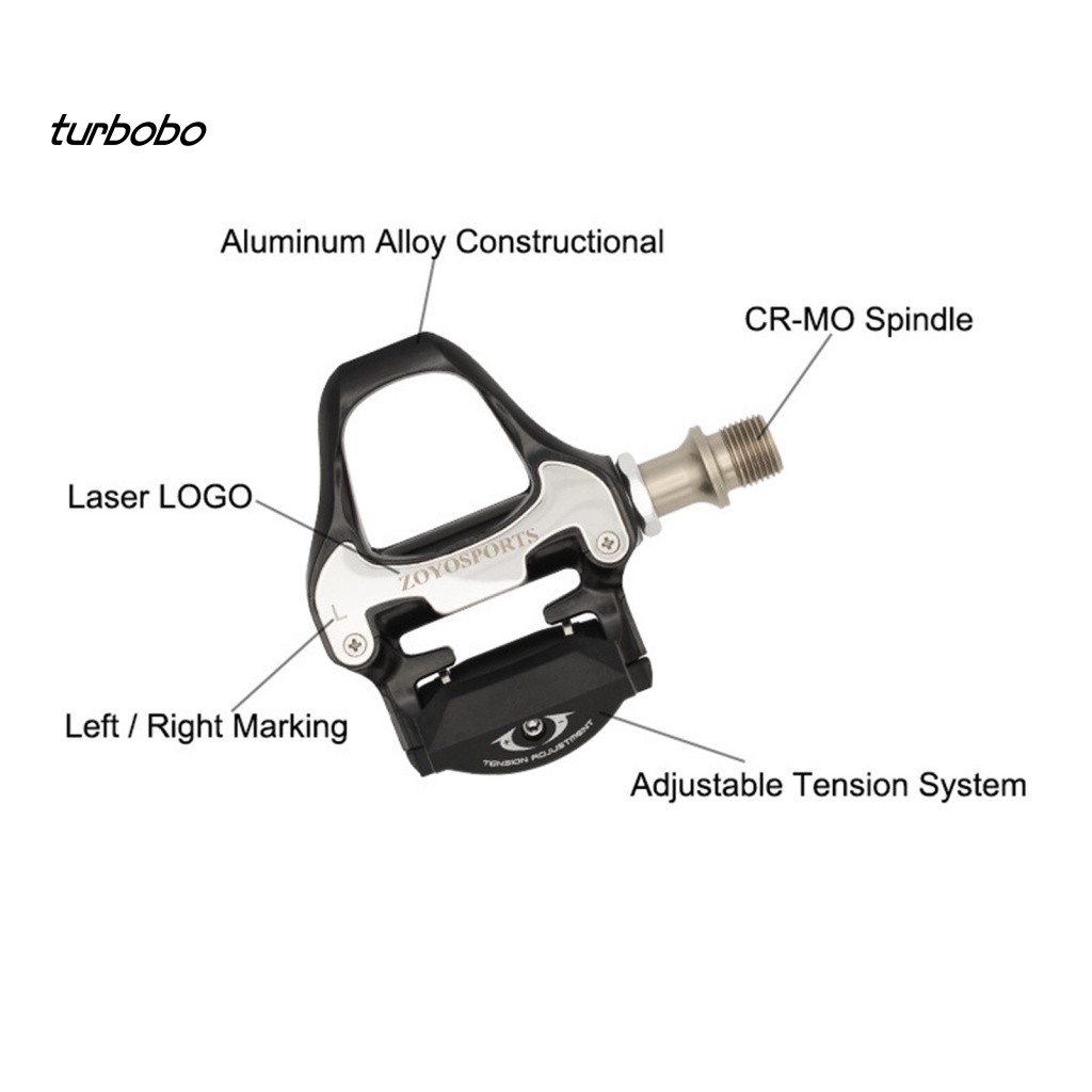1 Bộ Bàn Đạp Tự Khóa Bằng Hợp Kim Nhôm Siêu Nhẹ Tùy Chỉnh Tiện Dụng Cho Xe Đạp Địa Hình