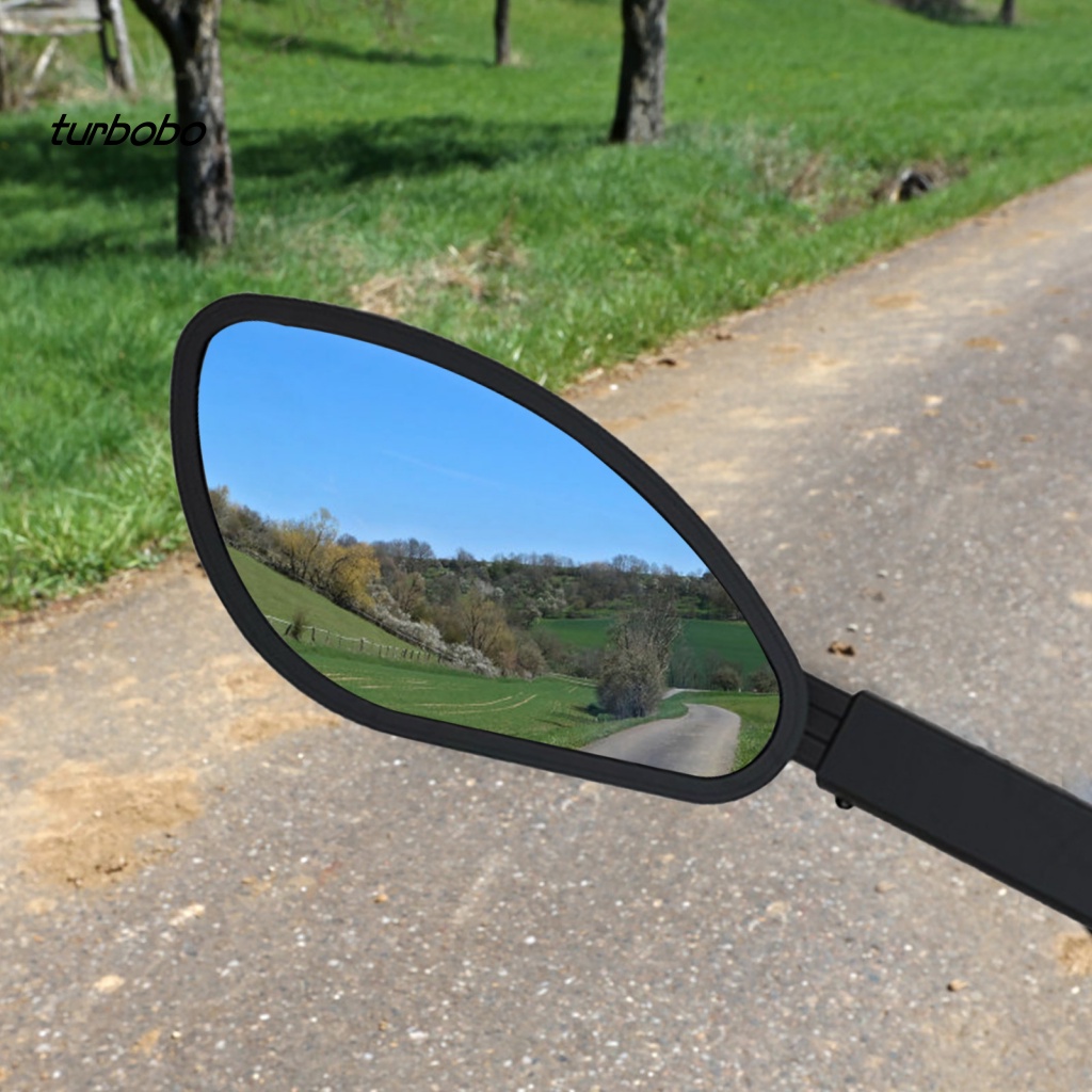 Gương Chiếu Hậu Phản Quang Bằng Thép Không Gỉ Gắn Tay Lái Xe Đạp Gấp Gọn Linh Hoạt