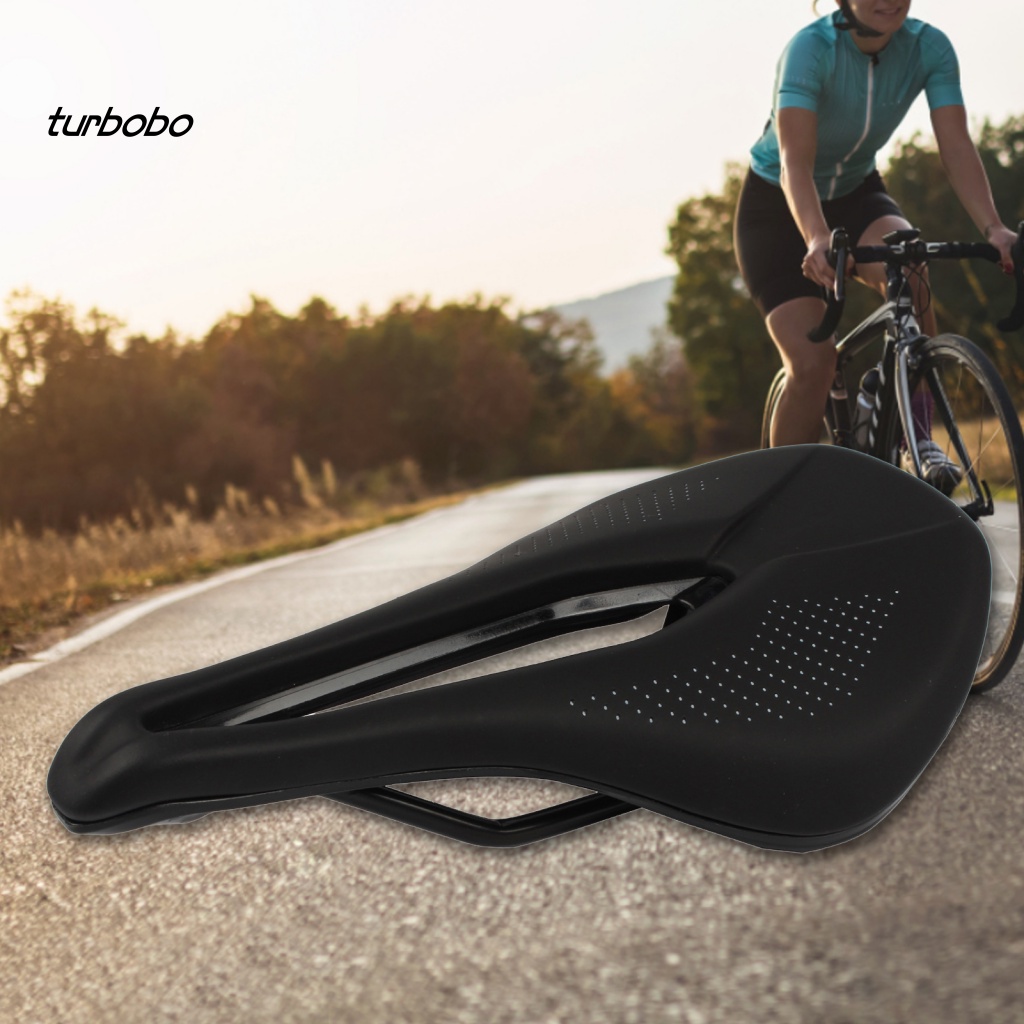 Yên Xe Đạp Bằng Da Sợi Tổng Hợp Thoáng Khí Giảm Xóc Tiện Dụng